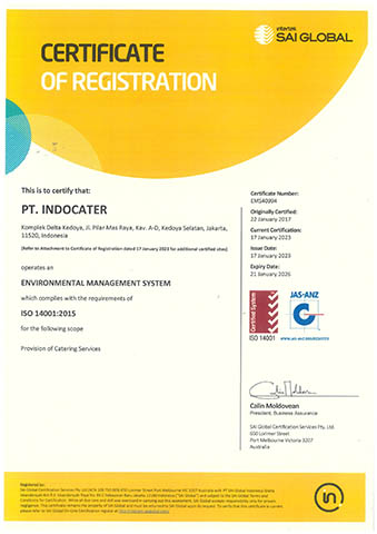 Certificatet ISO 14001